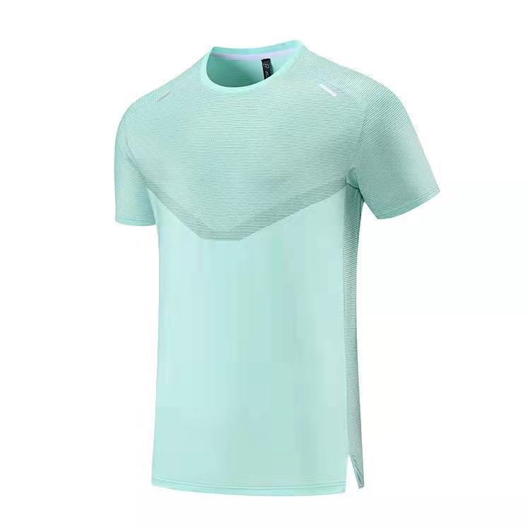 2024 European Men's Quick-Dry Short Sleeve Sports T-Shirt - Summer Fitness & Casual Running Top