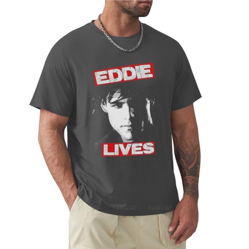 

Eddie _amp_ The Cruisers T-Shirt Eddie Lives T-Shirt shirts graphic tees quick-drying t-shirt custom t shirts Men s t shirts 4XL