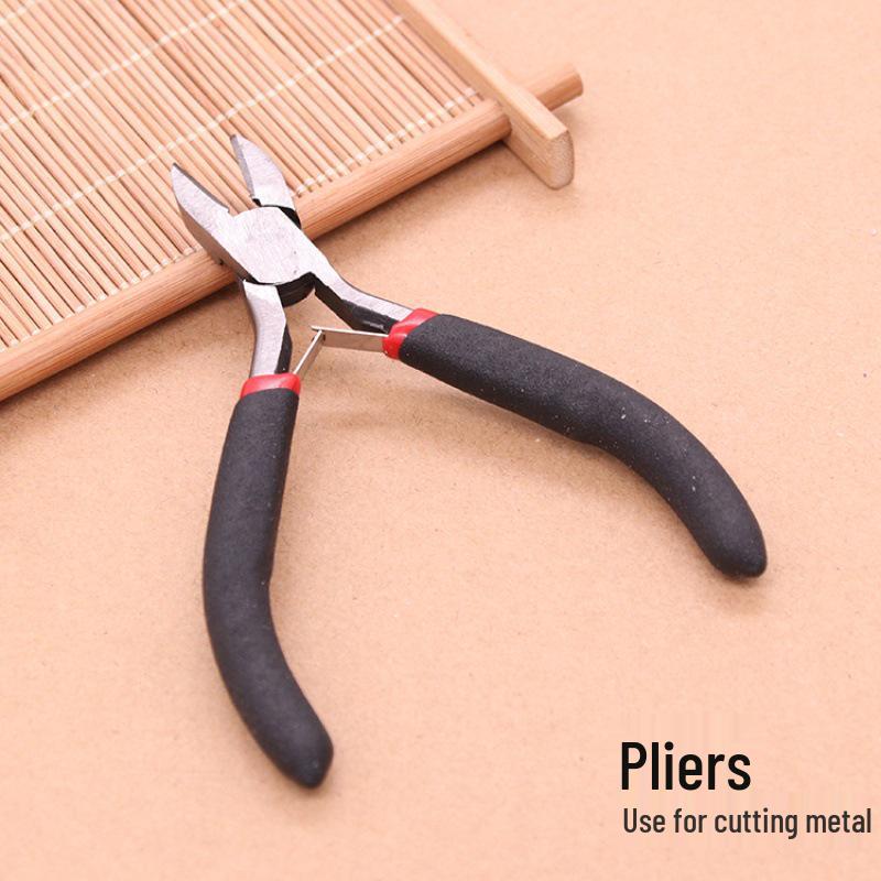 Vintage DIY Handcraft Pliers Set: Bent Nose, Bent Hook, Needle Nose, Flat Nose, Round Nose, Cutting, Punching Pliers