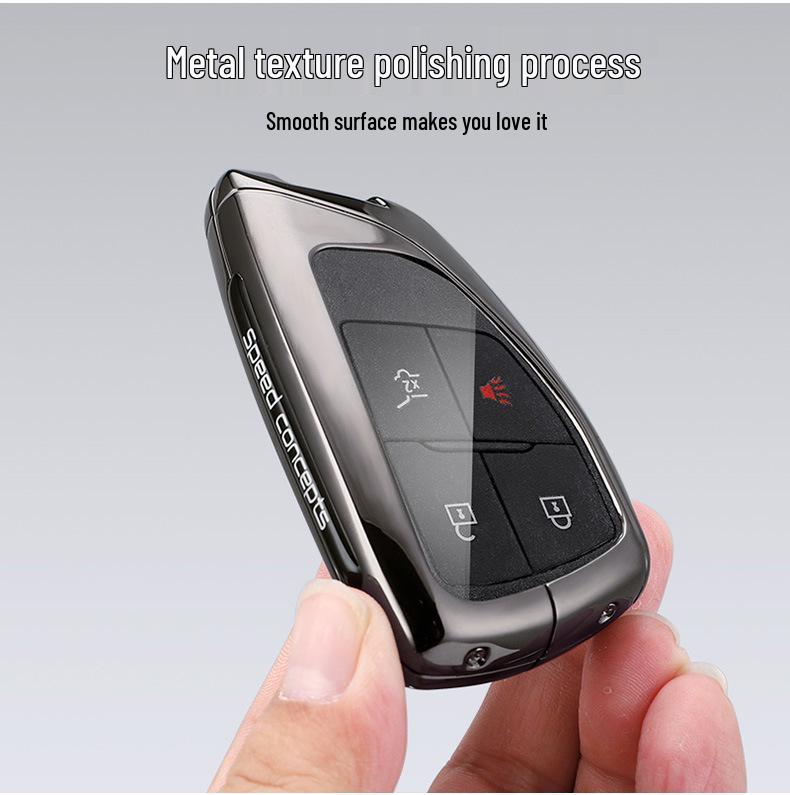 2024 Chevrolet Equinox RS Key Case - Full Metal Shell with Buckle for Men.