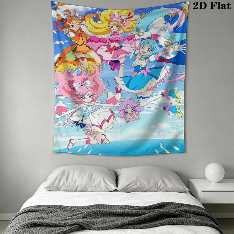 Pretty Cure Pattern Home Decor Tapestry, Wall Hanging, Decorative RV Wall Cloth.DGT261018196