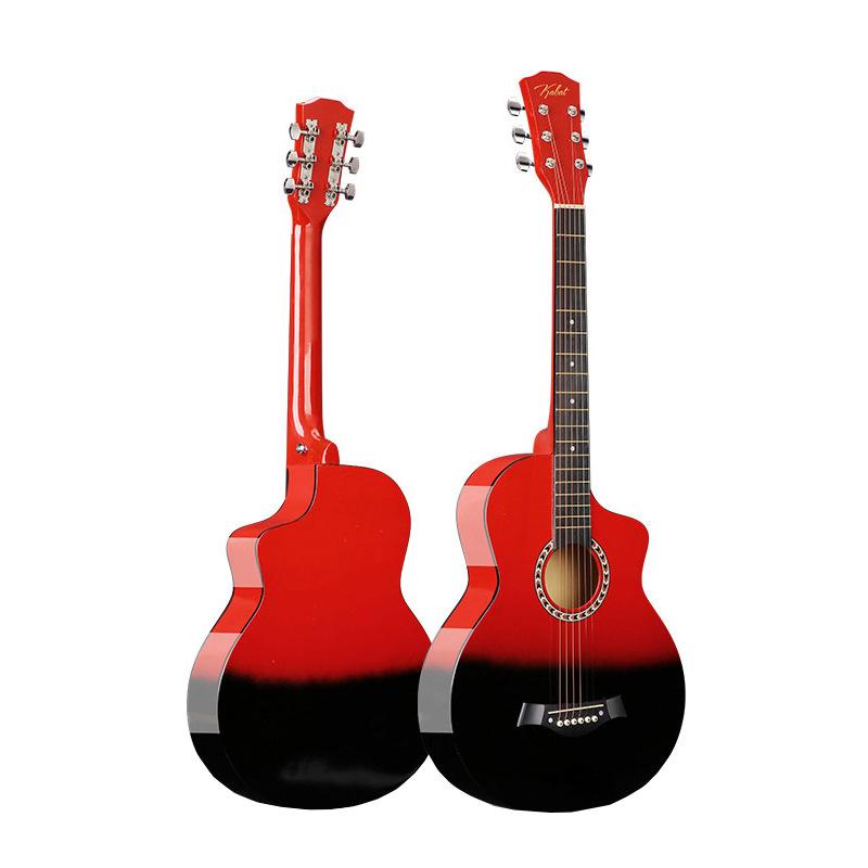 38-Inch Gradient Acoustic Wooden Guitar for Beginners