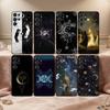 O-Occult Witchcraft Moon Gothic Witch Phone Case For Samsung S25,S24,S21,S22,S23,S30,Ultra,S20,FE,Lite,10,9,Black Cover