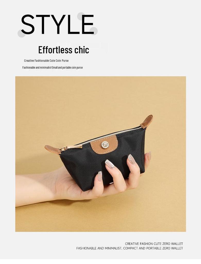 Dumpling Coin Purse: Stylish Mini Key & Lipstick Storage for Women