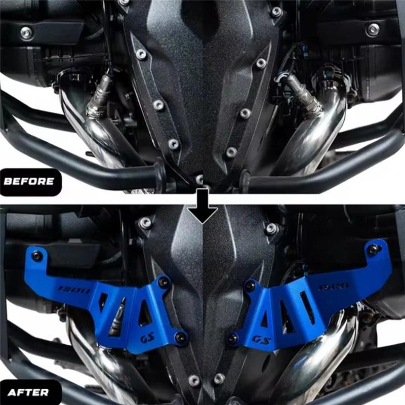 Oxygen Sensor Protection Guard Accessories For BMW R1300GS R 1300GS ADVENTURE ADV 2024 2025 Motorcycle Black