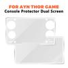 For AYN THOR Tempered Glass Screen Protector HD Full Screen THOR Flip Dual Screen Game Console Temper Glass Protectors
