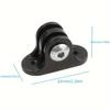 Durable Metal Camera Holder Adapter Mount Connector -Bike Computer Fixed Seat Base for Action Cameras, Compatible with Gopro 13 Phone Stand