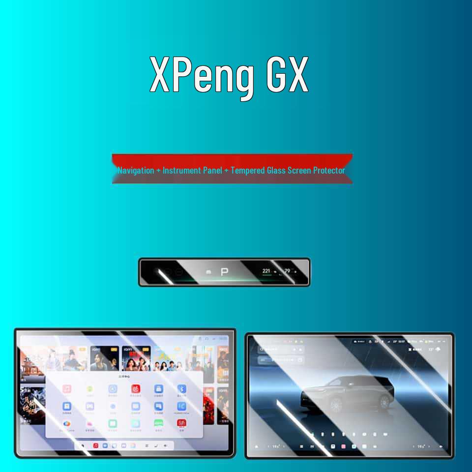 Compatible Tempered Film for Xiaopeng GX/P7+/P7/X9/G9/G7/G6/M03 Center Console Screens