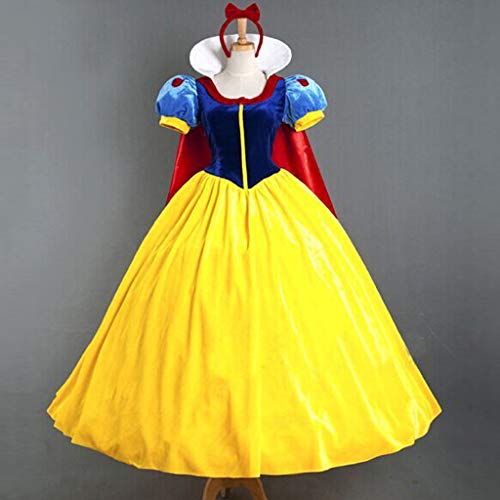 Joyasslly Snow White Dress, Adult Princess Costume, Cosplay Costume, Women's, Halloween Event (XL)