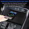 Car Center Console Wireless Charging Mat for Honda CRV CR-V 2023 2024 2025 | Console Charger Silicone Protective Non-Slip Pad Anti-Dust Liner for
