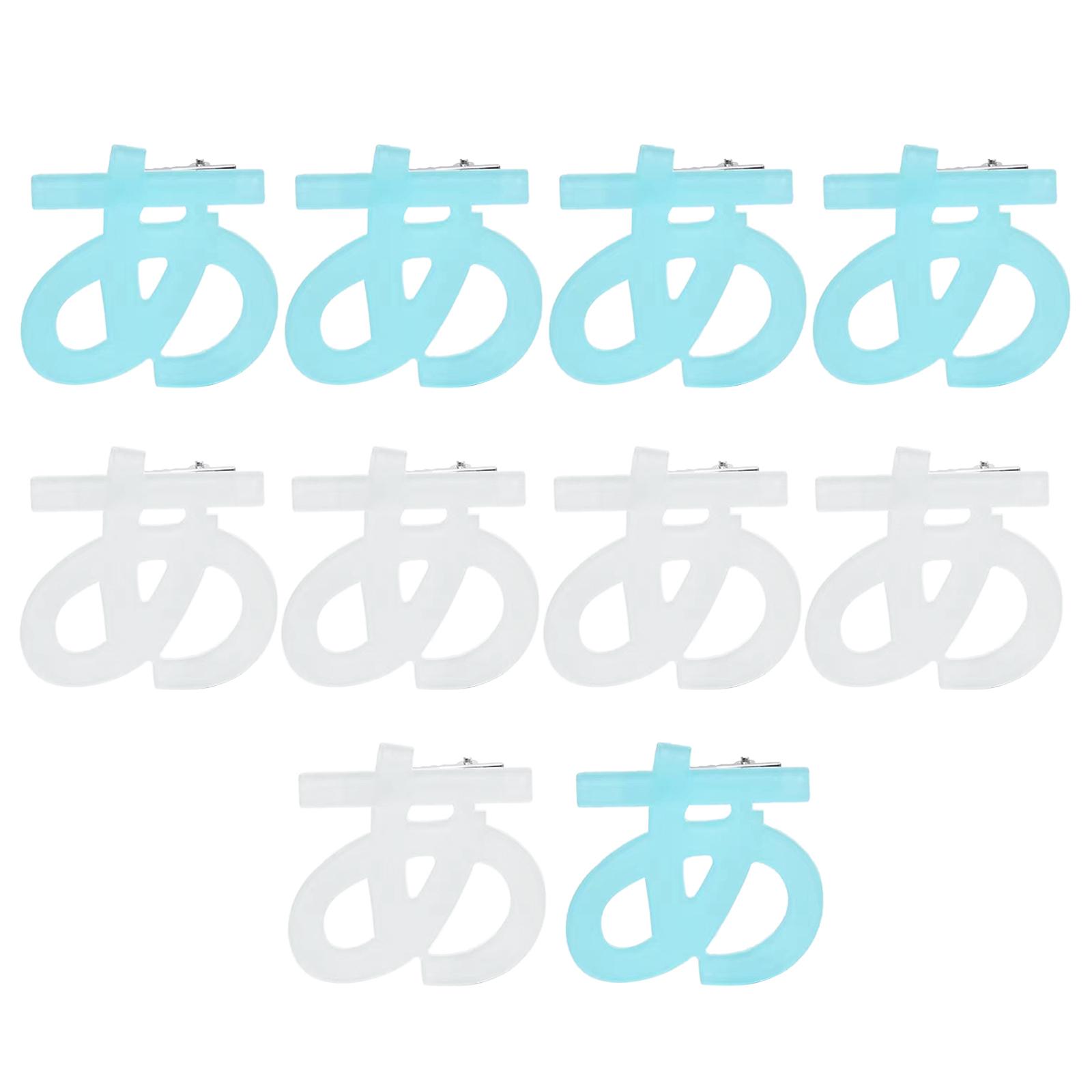 

10 шт. японские заколки для волос с иероглифами, элегантные заколки для волос конфетного цвета, заколки для волос ручной работы, субкультурные головные уборы, аксессуары