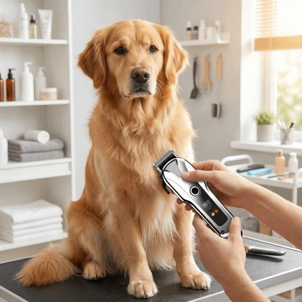 USB Rechargeable Electric Pet Clipper Low Noise Cat Shaver Universal Dog Hair Clippers Pet Salon