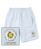 TRIPSHION Daisy Peaceful Logo Sweat Half Pants - White