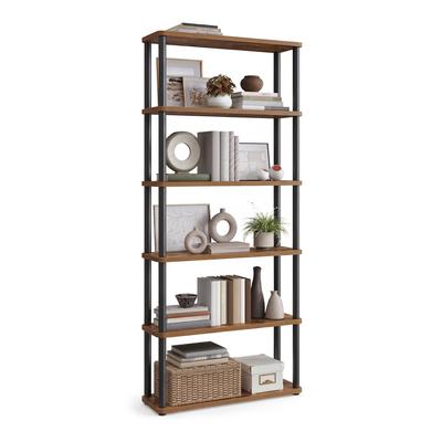 Superfast Toolless Assembly, 6-Tier Storage Shelf, Standing Shelving Unit, 23.8 X 60 X 173.4 Cm, Living Room, Bedroom, Kitchen