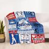 Baseball Field Design Blankets Are Suitable for Living Rooms, Bedrooms, Camping, and Other Places, Making Them an Ideal Choice for Gifts.