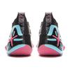 Li Ning WOW11 Basketball Shoes Men's Mid Top Black Pink ABAU049-33