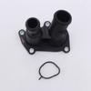 Long Lasting Coolant Flange Thermostat Water Pipe Maintenance For 1493599 Enhances Performances Efficient Engine Cooling