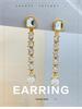 Retro European & American Zircon Long Earrings | Silver Needle 925 | Exaggerated, Simple, High-End Temperament for Women