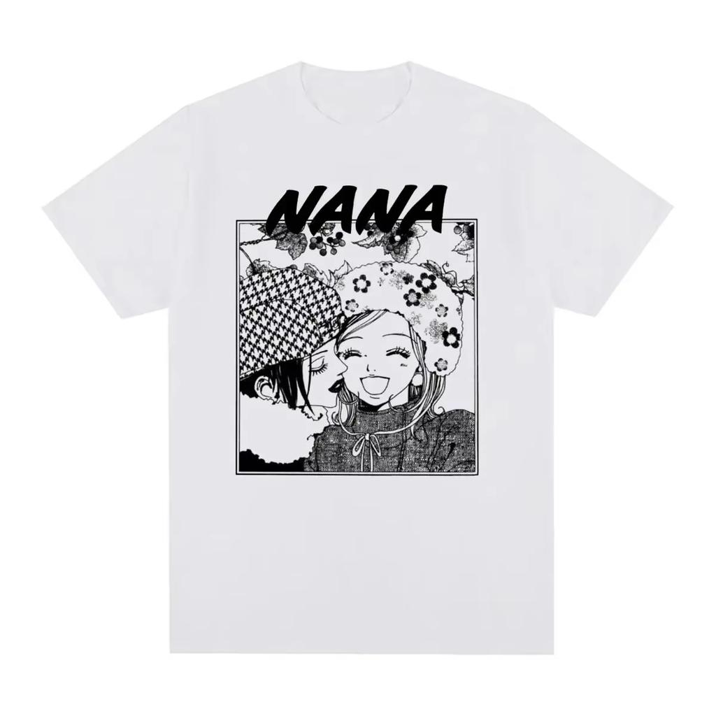 Nana Unisexga Panel Collage Anime Punk Graphic Tee Cotton Unisexs Unisexs Tshirt Summer Streetwear