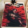 Itachi Uchiha Indoor Relax Printed Flannel Blanket, Warm Daily Cover for Bedroom, Furniture Use and Outdoor Picnic.-TING