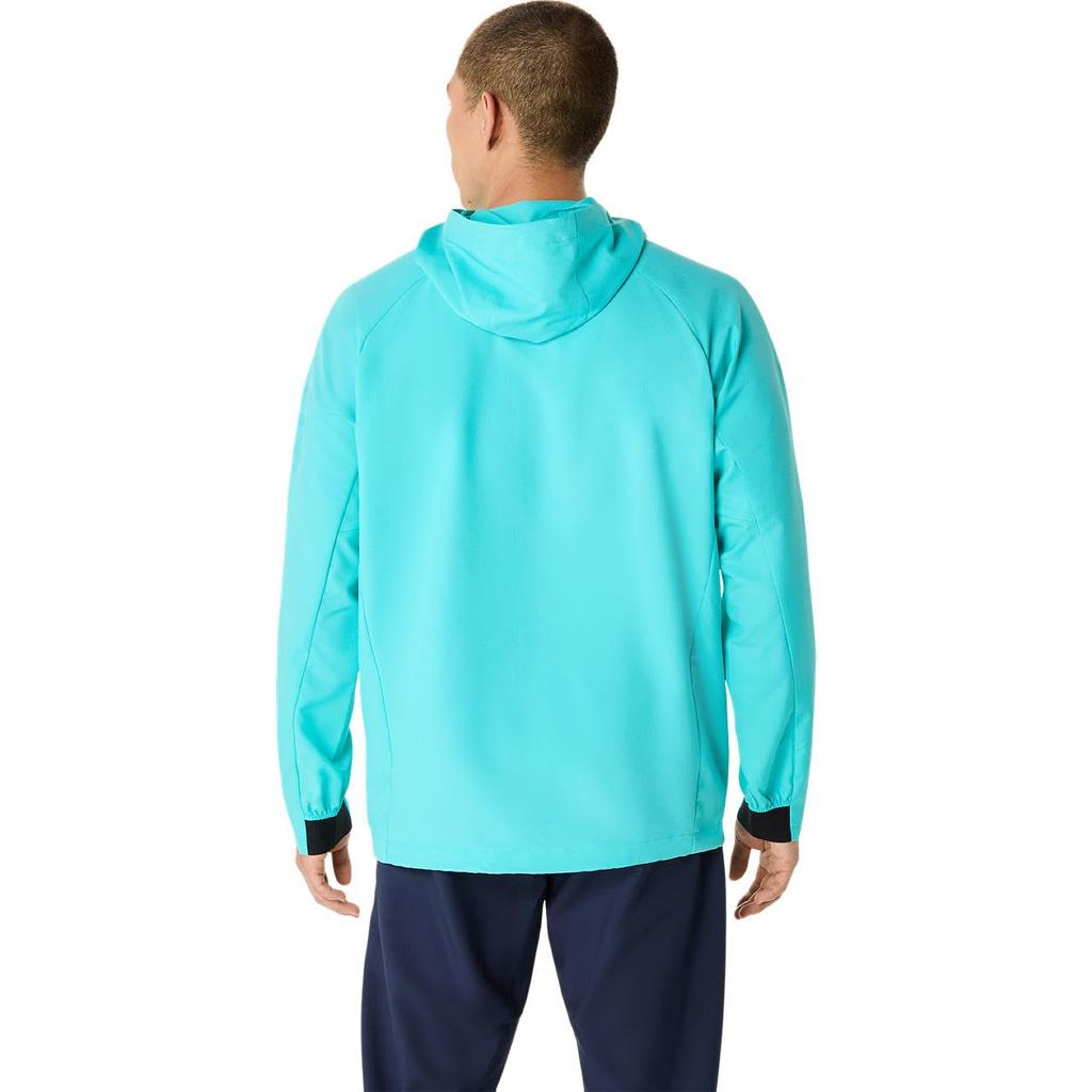Ropa de Entrenamiento Dry Actimotion Cross Chaqueta con Capucha 2031E980 Adulto Unisex 402 L [ASICS] (Energy Aqua)