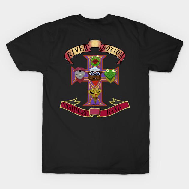 

Men Black Print T-shirt Appetite For Nightmare No-Cut Transfer Paper Print Cotton Tshirt S чорний