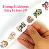 500pcs/Roll Retro Dog Cat Animals Stickers Kawaii Graffiti Decals DIY Suitcase Journal Notebook Cute Cartoon Seal Label Sticker