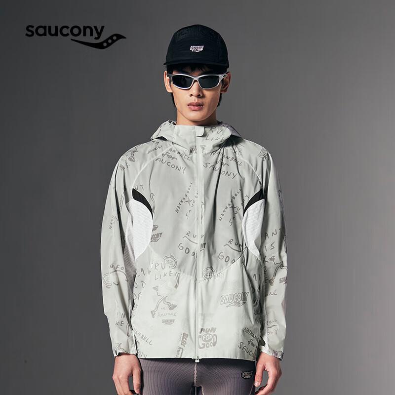 Saucony Nathan Bell Artist Collaboration Men s Zip-Up Jacket L