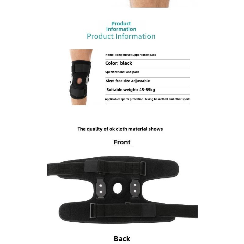 

Регулируемый наколенник унисекс - Обеспечивает поддержку при артрите, разрывах мениска, передней крестообразной связки, медиальной коллатеральной связки и восстановлении после травм - one size 1pcs