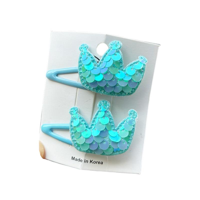 2 ST Nya Prinsessan Fjälligt Hjärta Flickor Hårnålar Härliga Barn Huvudbonader Hårspännen Hårklämmor Barrettes Håraccessoarer