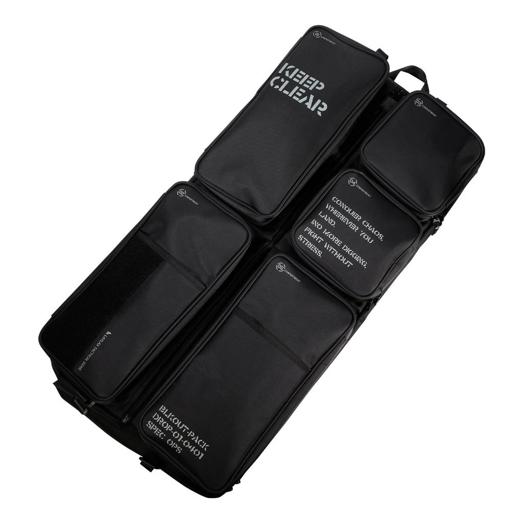 LayLax Container Gun Case Fits 2 Air Rifle Case with Nylon Storage Large Capacity 2.0 Black, Guns, Strap, Case, 2-Way Backpack,
