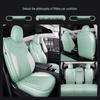 Universal Leather Seat Cushion for Tesla Model Y - All-Season, 5-Seater Fit