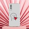 Phone Case For Samsung A56 A36 A26 A24 A16 A14 A12 A32 A50 A70 A20E A22 A40 A34 A54 A42 A52 5G A04s A06 Cover Cute Middle Finger
