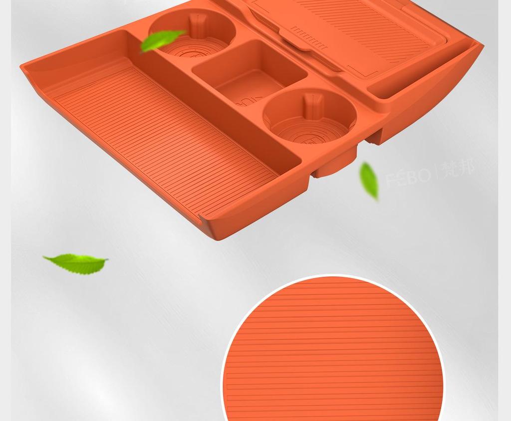 Silicone Storage Organizer for 25 Geely Galaxy M9 Console Models