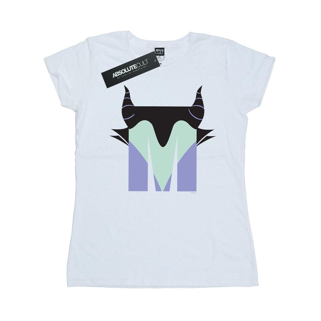 Disney Womens/Ladies Alphabet M Is For Maleficent Cotton T-Shirt
