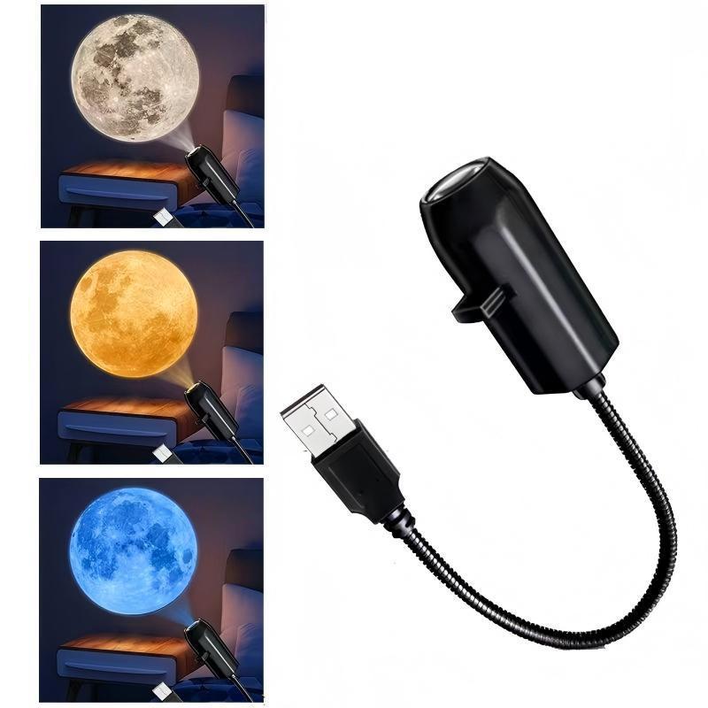 Luminous Planet Wall Projection Ornament Starry Sky Galaxy Romantic Kid Bedroom Home Decoration Creative Ceiling Moon Background