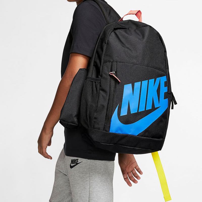 Nike ELEMENTAL Polyester Backpack Unisex Blue Black Casual BA6030-015