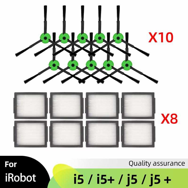 Fit For iRobot Roomba Combo J5, J5+ Plus, I5, I5+ Plus Replacement Spare Parts Roller Side Brush Mop Pads Hepa Filter Dust Bag