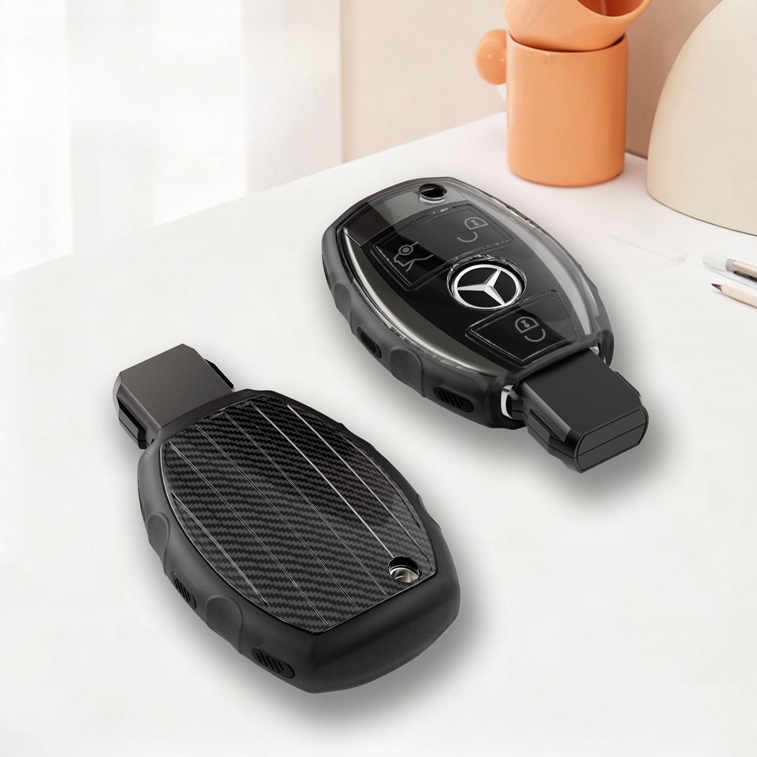 

Mercedes-Benz Key Cover G Series C Class A Class C260L Bag A200L Car E300L Case GLC300/GLE/GLA Buckle