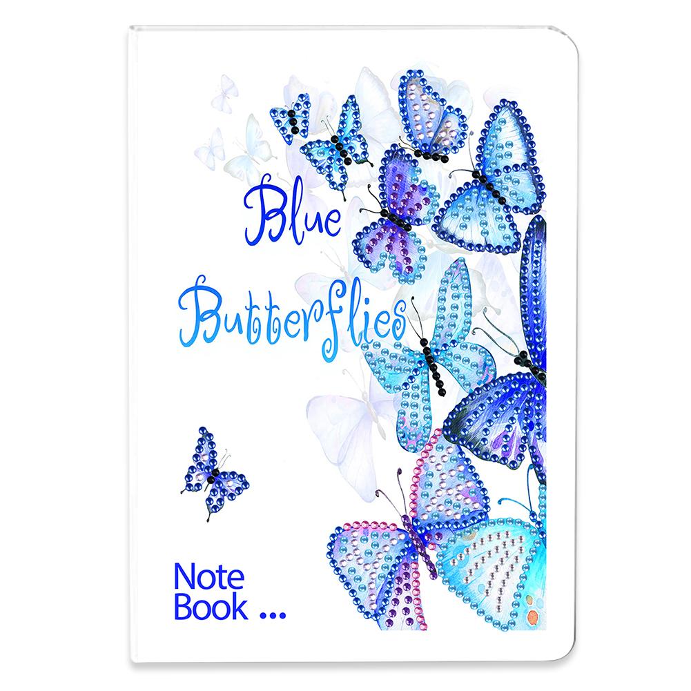 50 Pages A5 Diamond Painting Cover Notebook Cartoon Bee Special Shaped Diamond Art Painting Notebook Kits Festival Birthday Gift