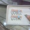 Pure Hand-dressed Armor Spring and Summer New Green Elf Ice Transparent Blue Diamond Cat Eye Pure Lustful Temperament Manicure Sticker