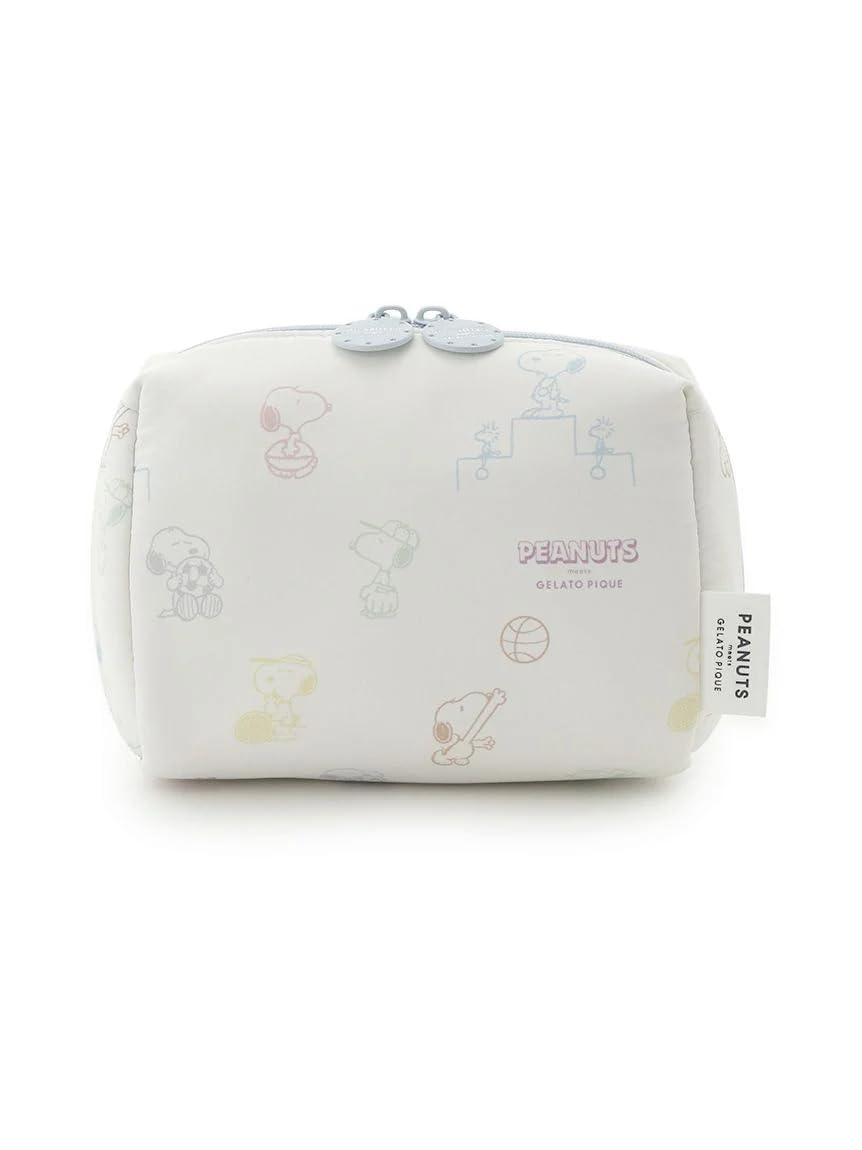 

PEANUTS Pouch PWGB242649 OWHT [Gelato Pique] Women s