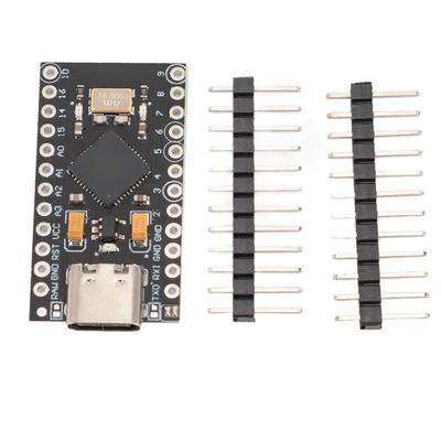 ATMEGA32U4 Pro Type C Development Board with 2 Row Pin Header 5V 16MHz Type C USB Interface 32KB