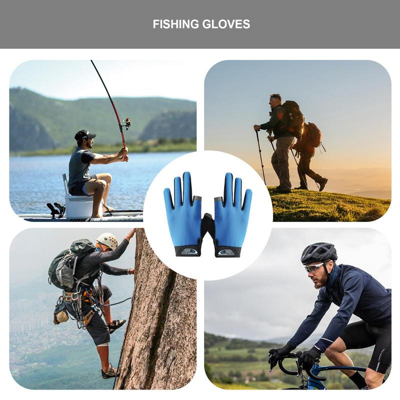 UV-Schutzhandschuhe, atmungsaktiv, elastisch, Sonnenschutzhandschuhe, rutschfester Griff, komfortables Angelzubehör, Sonnenhandschuhe aus Netzgewebe für
