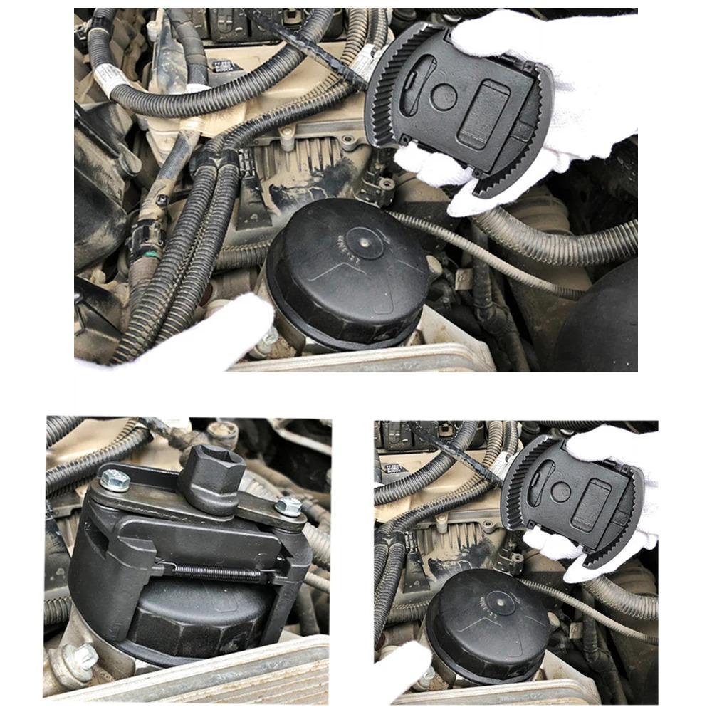 Two Jaw Machine Filter Wrench with Adjustable Forward and Reverse Rotation Filter Element Automotive Oil Grid Disassembly Tool