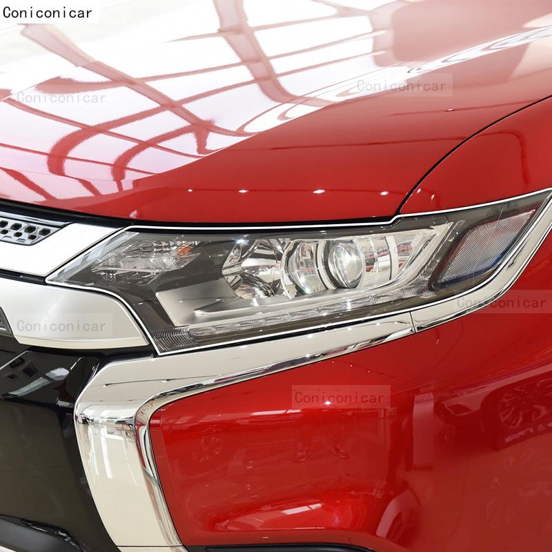 Car Headlight Protection Transparent Anti-Scratch Protective Film TPU Stickers For MITSUBISHI OUTLANDER 2015- Accessories