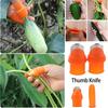 2PCS Harvesting Thumb Cutter Separator Finger Tools Picking Device for Garden Plant Gardening