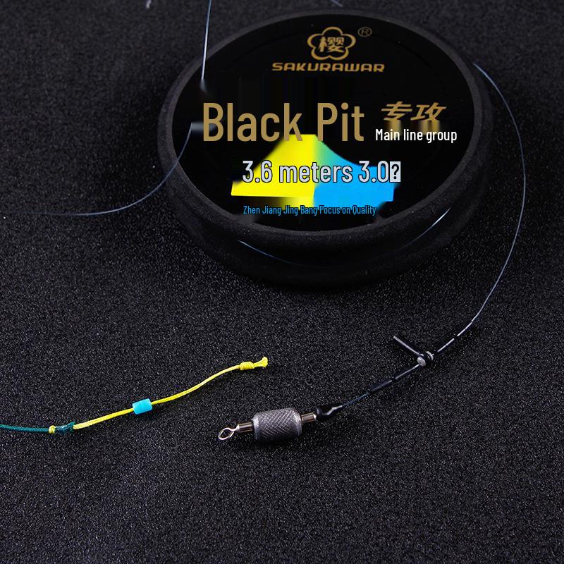Ligne de pêche faite à la main Black Pit: Épaissi, Qualité Compétition pour Carpes et Carassins