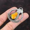 Bumble Bee Jasper Pendant Dainty Jewelry 925 Sterling Silver Pendant High Quality Gemstone Handmade Jewelry Gift For Mother Designer Jewelry