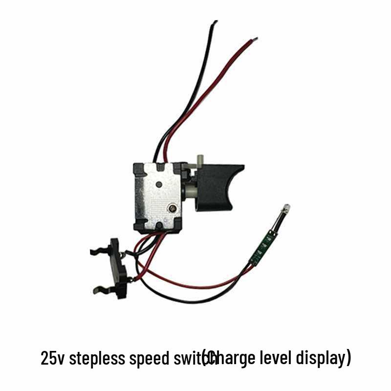 Pistol Grip Drill Chuck with Stepless Speed Control for 12V/16.8V/25V Drills